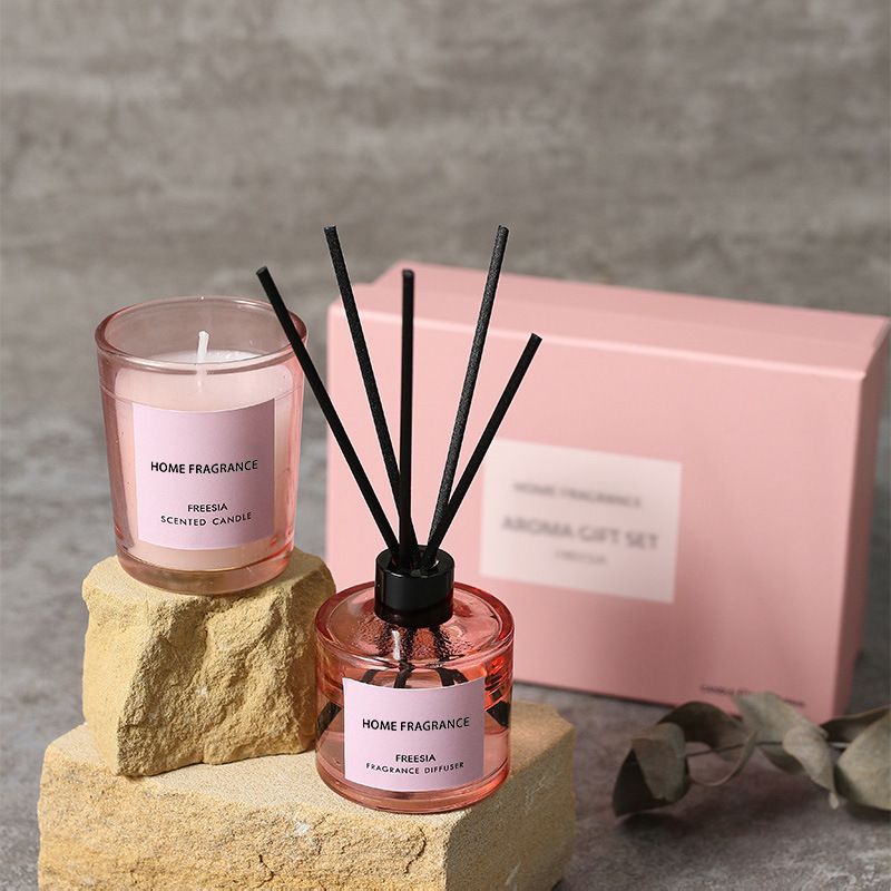 Home Fragrance Reed Diffuser - 프리미엄 리드 디퓨저 & 캔들 선물