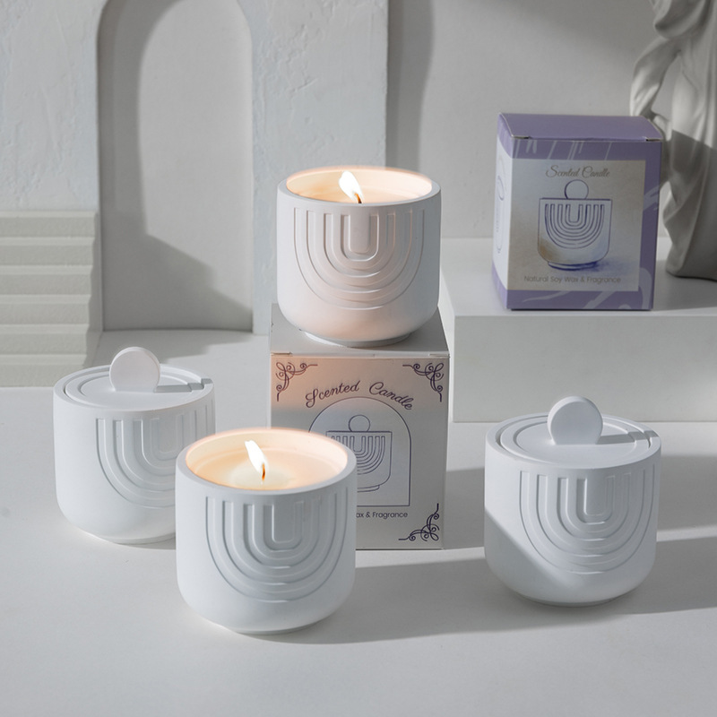 Home Fragrance Scented Candle - 양초 향기 향기로운 양초 로맨틱 에어
