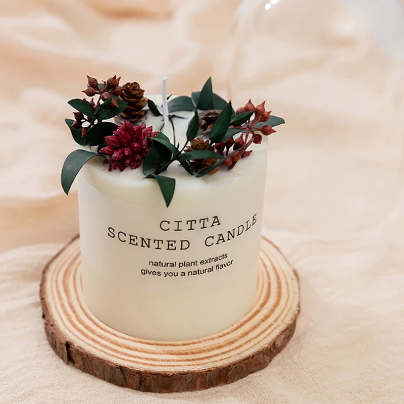 Home Fragrance Scented Candle - 포레스트 시리즈 향 소이 캔들, 나무