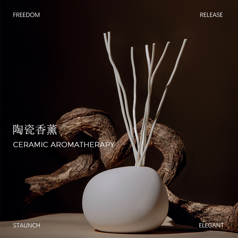 젠 차 향이 나는 리드 디퓨저와 흰색 천연 스틱, 사무 - Home Fragrance White Zen 리뷰 및 가격
