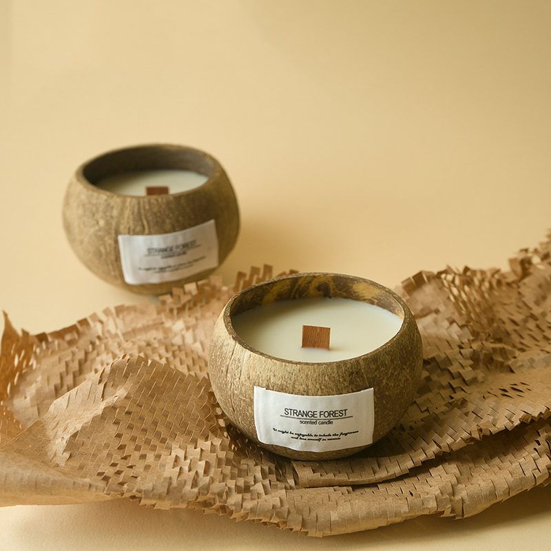 코코넛 껍질 아로마테라피 양초 에센셜 오일 향수 프리미 - Home Fragrance Scented Candle 리뷰 및 가격