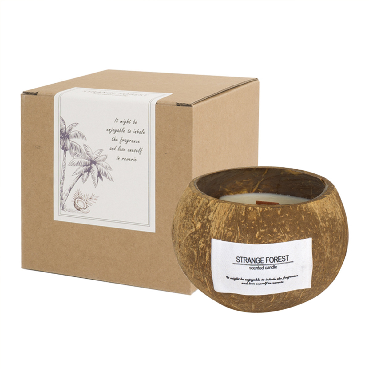 코코넛 껍질 아로마테라피 양초 에센셜 오일 향수 프리미 - Home Fragrance Scented Candle 리뷰 및 가격