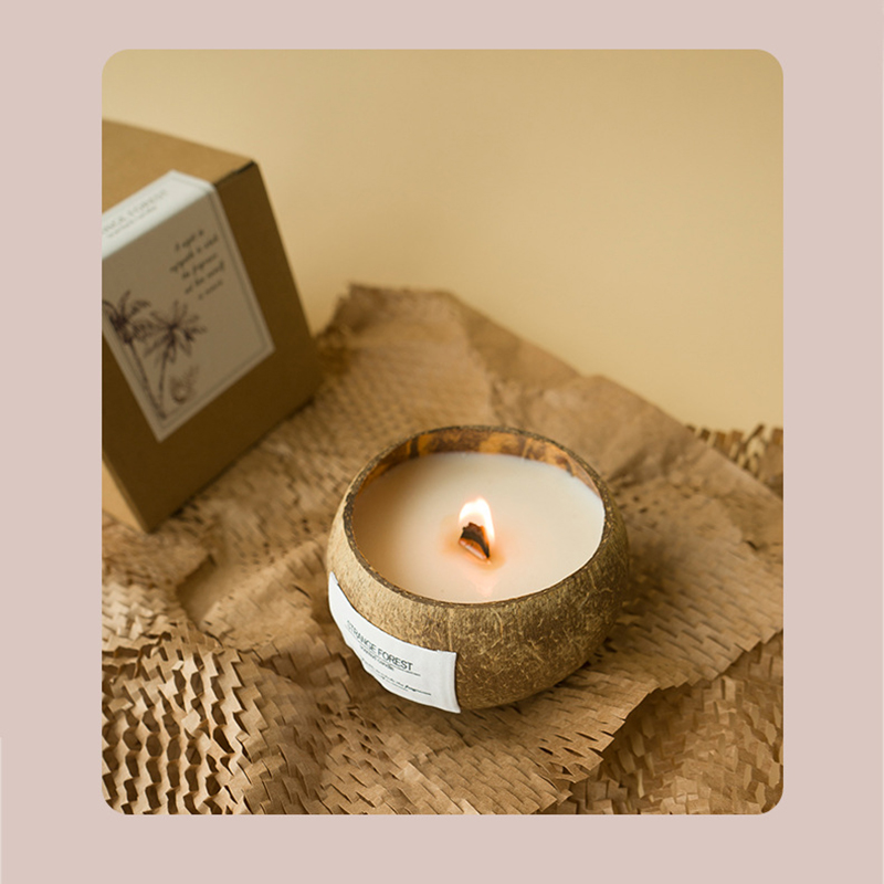 코코넛 껍질 아로마테라피 양초 에센셜 오일 향수 프리미 - Home Fragrance Scented Candle 리뷰 및 가격