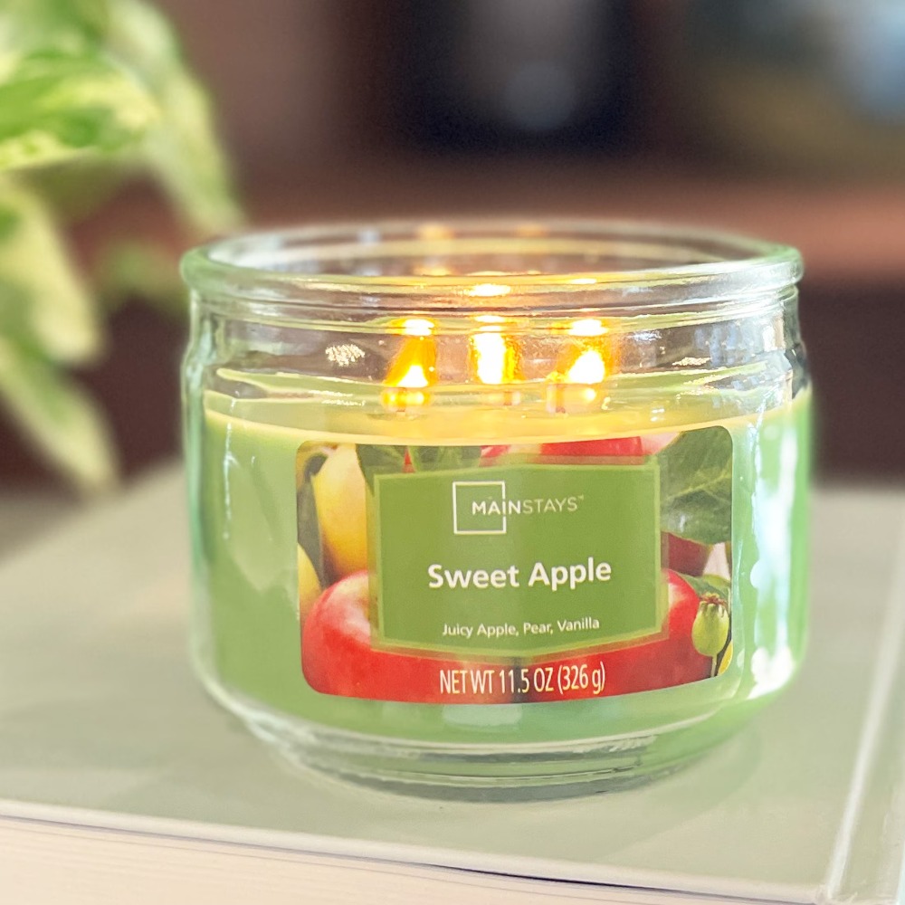 블루 글라스 항아리 양초, 달콤한 향, 그린, 11.5 - Home Fragrance Scented Candle 리뷰 및 가격
