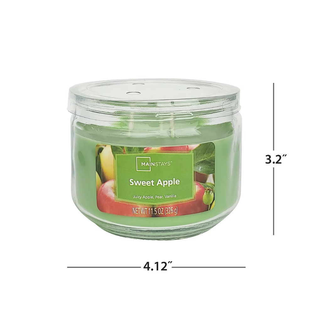 블루 글라스 항아리 양초, 달콤한 향, 그린, 11.5 - Home Fragrance Scented Candle 리뷰 및 가격